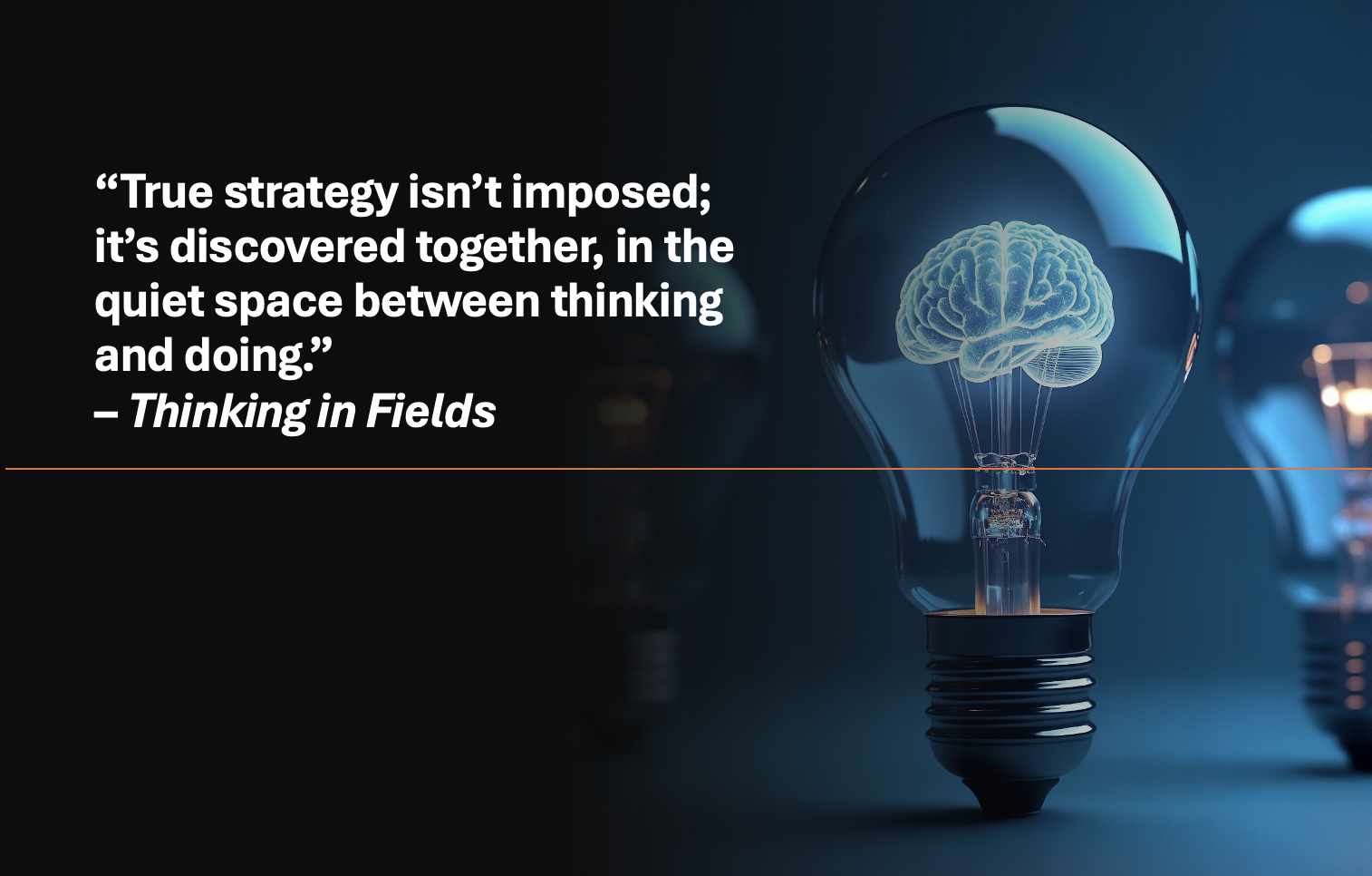 True strategy isnt imposed